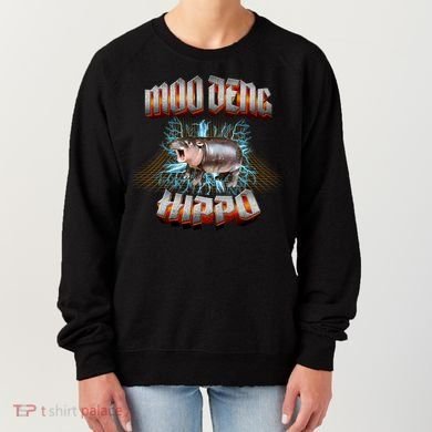 Moo Deng Heavy Hardcore Music Women's Sweatshirt