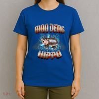 Moo Deng Heavy Hardcore Music T-Shirt thumb 4