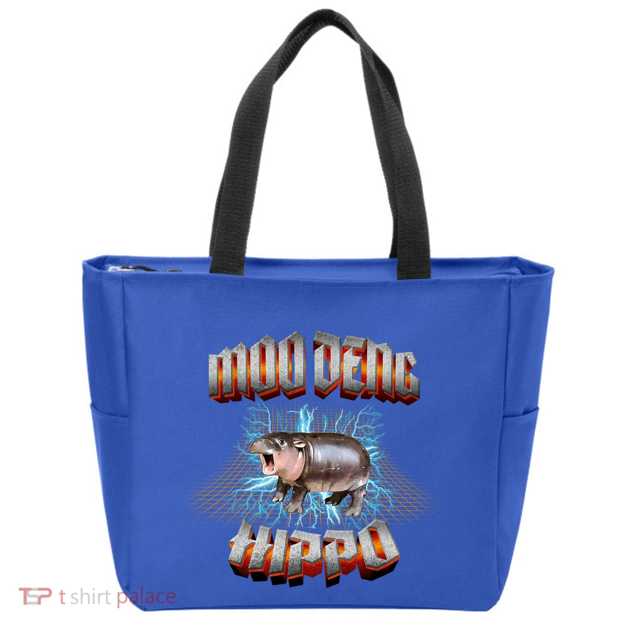 Moo Deng Heavy Hardcore Music Tote Bag