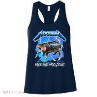 Moo Deng Hippo Ride The Moo Deng Music Rock Style Women's Tank Top thumb 0