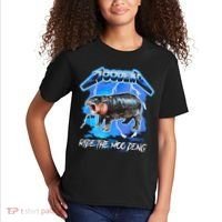 Moo Deng Hippo Ride The Moo Deng Music Rock Style Kids T-Shirt thumb 2