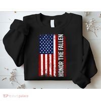 Memorial Day Honor And Remember The Fallen Sweatshirt thumb 2