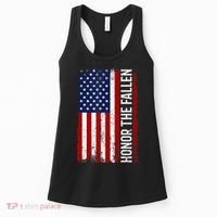 Memorial Day Honor And Remember The Fallen Women's Tank Top thumb 0
