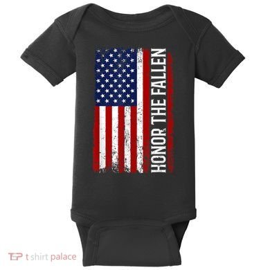 Memorial Day Honor And Remember The Fallen Baby Bodysuit