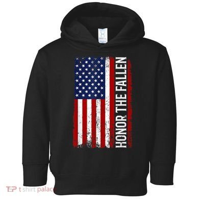 Memorial Day Honor And Remember The Fallen Toddler Hoodie