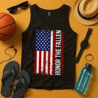 Memorial Day Honor And Remember The Fallen Tank Top thumb 4