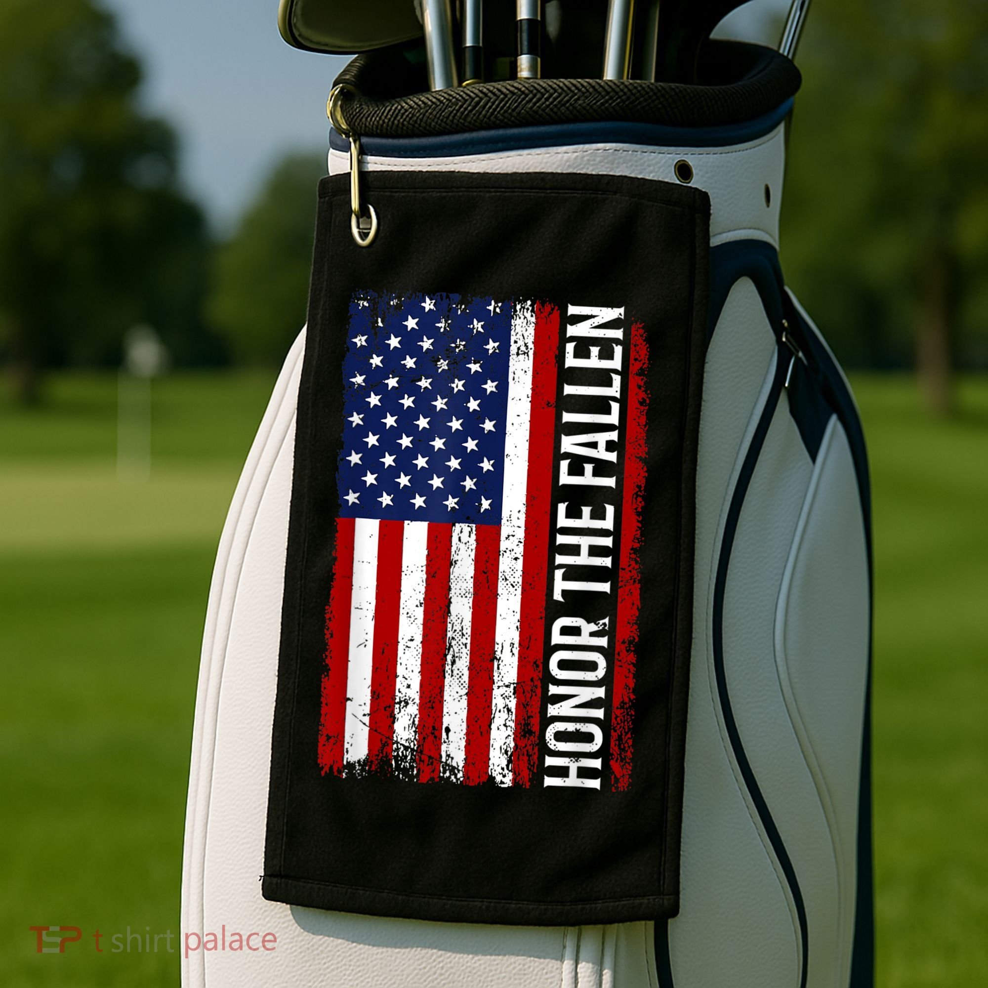 Memorial Day Honor And Remember The Fallen Golf Towel