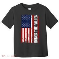 Memorial Day Honor And Remember The Fallen Toddler T-Shirt thumb 0