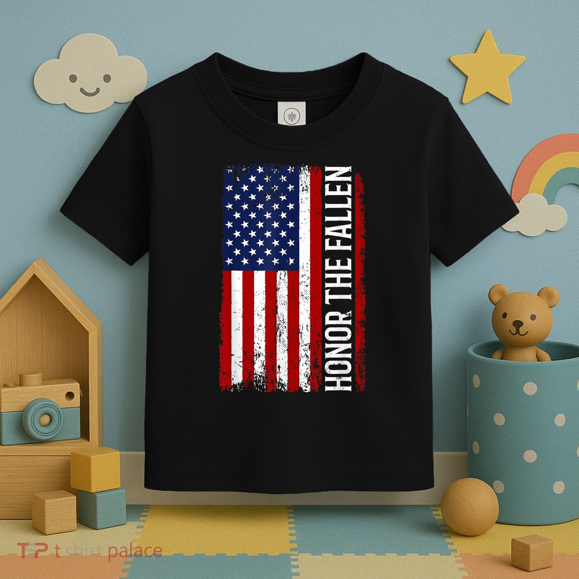 Memorial Day Honor And Remember The Fallen Toddler T-Shirt