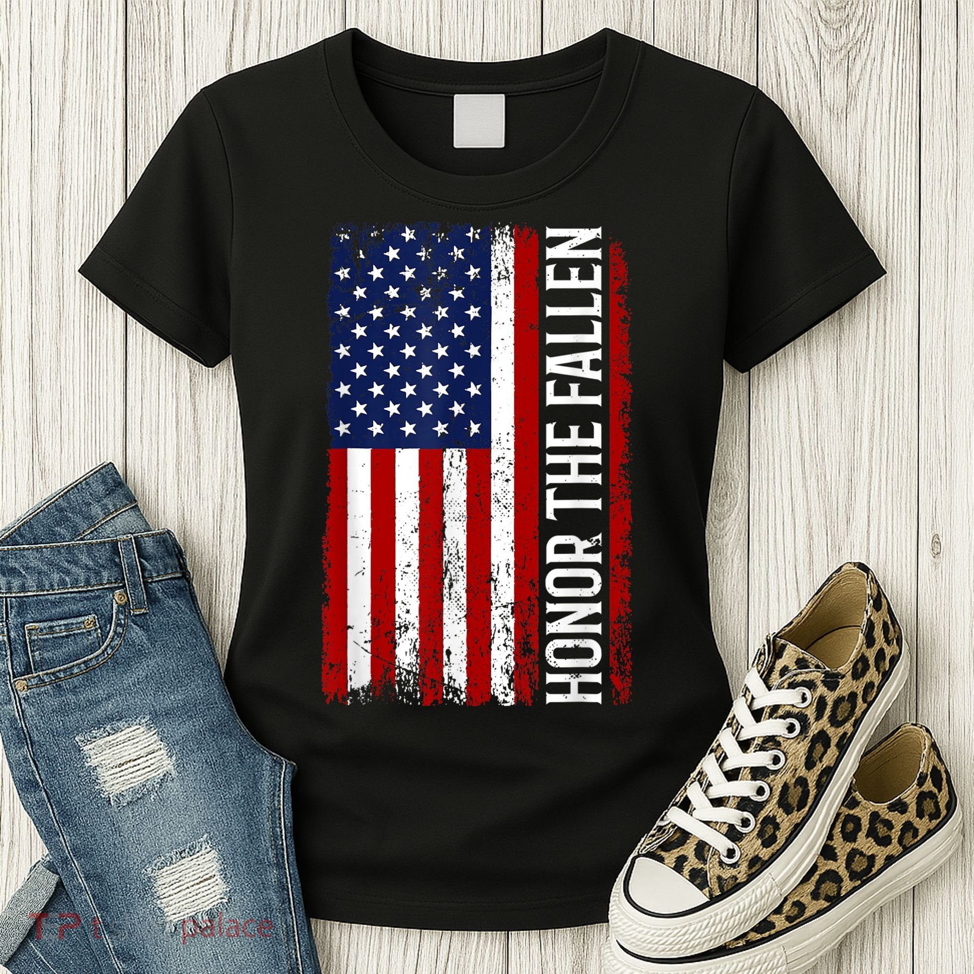 Memorial Day Honor And Remember The Fallen Women's T-Shirt
