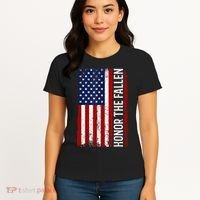 Memorial Day Honor And Remember The Fallen Women's T-Shirt thumb 4