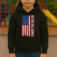 Memorial Day Honor And Remember The Fallen Kids Hoodie thumb 3