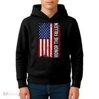 Memorial Day Honor And Remember The Fallen Kids Hoodie thumb 4