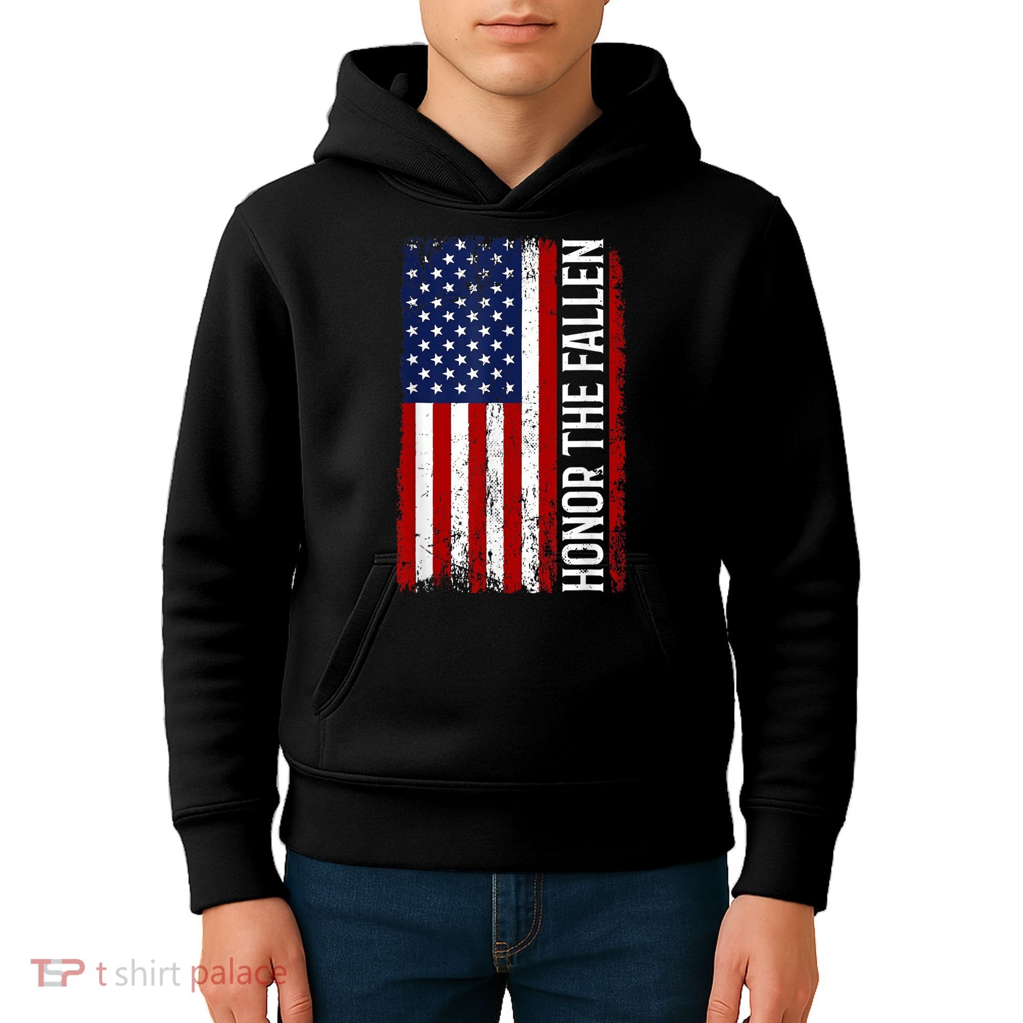 Memorial Day Honor And Remember The Fallen Kids Hoodie