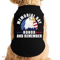 Memorial Day Honor And Remember Bald Eagle Patriotic Gift Doggie Tank thumb 0