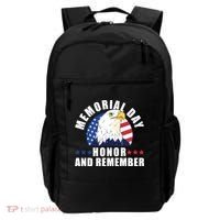 Memorial Day Honor And Remember Bald Eagle Patriotic Gift Backpack thumb 0