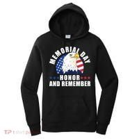 Memorial Day Honor And Remember Bald Eagle Patriotic Gift Women's Hoodie thumb 0