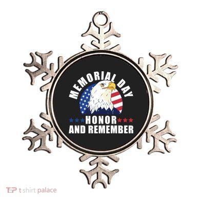 Memorial Day Honor And Remember Bald Eagle Patriotic Gift Ornament