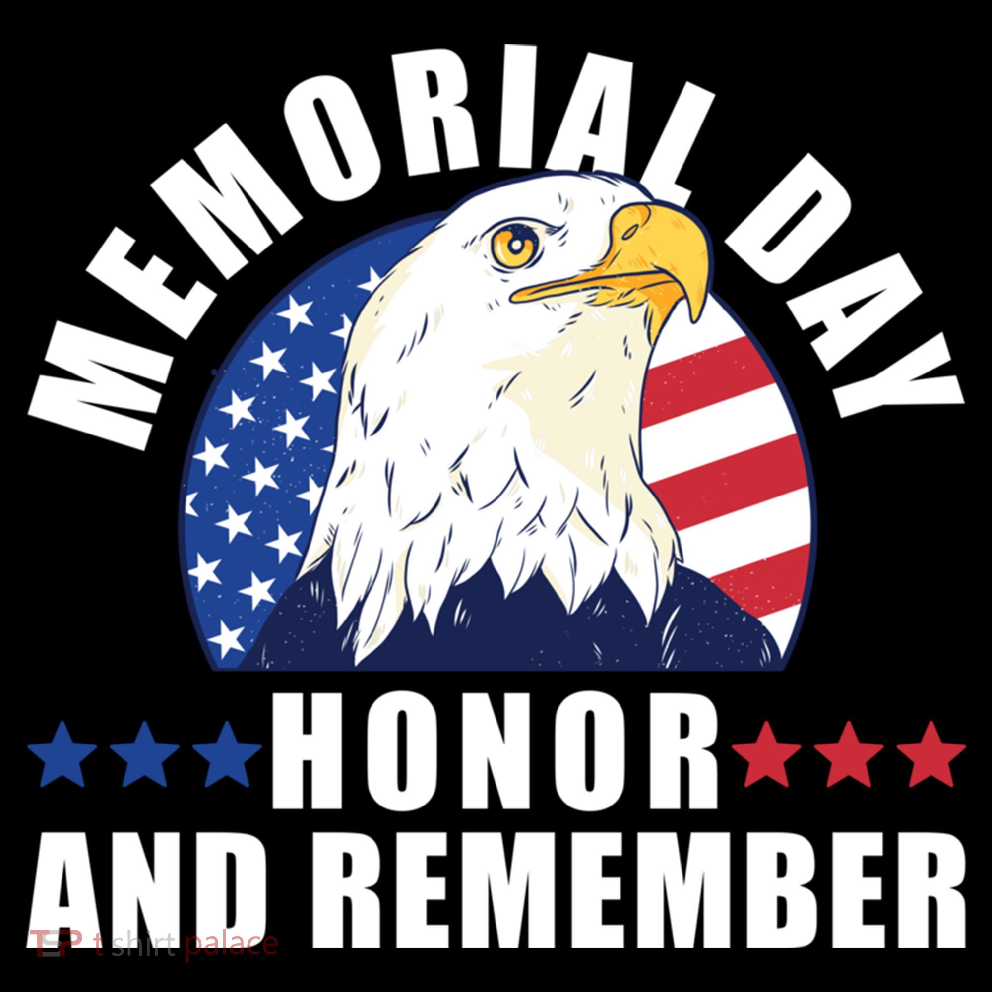 Memorial Day Honor And Remember Bald Eagle Patriotic Gift Ornament