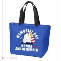 Memorial Day Honor And Remember Bald Eagle Patriotic Gift Tote Bag thumb 3