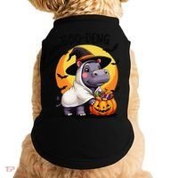 Moo Deng Halloween Boo Deng Costume Moodeng Hippo Doggie Tank thumb 0