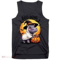 Moo Deng Halloween Boo Deng Costume Moodeng Hippo Tank Top thumb 0