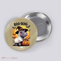 Moo Deng Halloween Boo Deng Costume Moodeng Hippo Button thumb 0