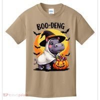 Moo Deng Halloween Boo Deng Costume Moodeng Hippo Kids T-Shirt thumb 0