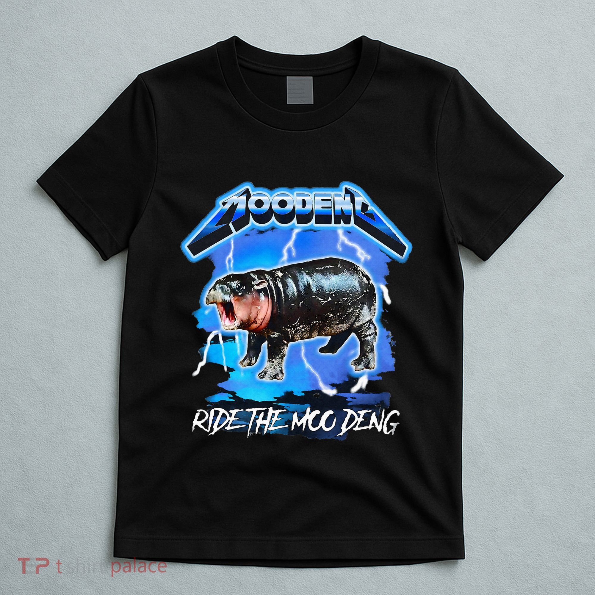 Moo Deng Hippo Ride The Moo Deng T-Shirt