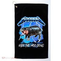 Moo Deng Hippo Ride The Moo Deng Golf Towel thumb 0