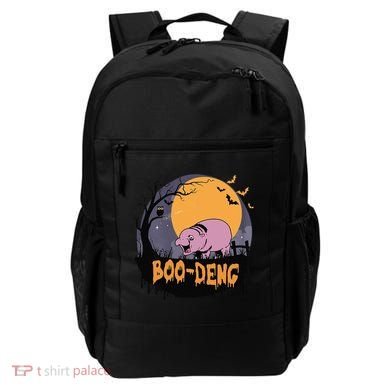 Moo Deng Halloween Boo Deng Halloween Backpack