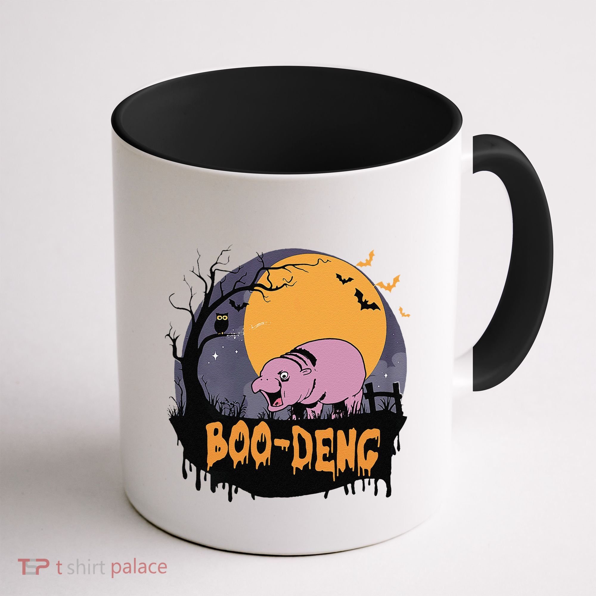 Moo Deng Halloween Boo Deng Halloween Coffee Mug