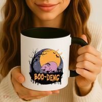 Moo Deng Halloween Boo Deng Halloween Coffee Mug thumb 3