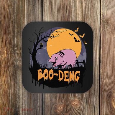 Moo Deng Halloween Boo Deng Halloween Coaster