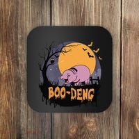 Moo Deng Halloween Boo Deng Halloween Coaster thumb 0