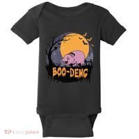 Moo Deng Halloween Boo Deng Halloween Baby Bodysuit thumb 0