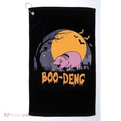 Moo Deng Halloween Boo Deng Halloween Golf Towel