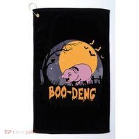 Moo Deng Halloween Boo Deng Halloween Golf Towel thumb 0