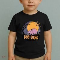 Moo Deng Halloween Boo Deng Halloween Toddler T-Shirt thumb 2