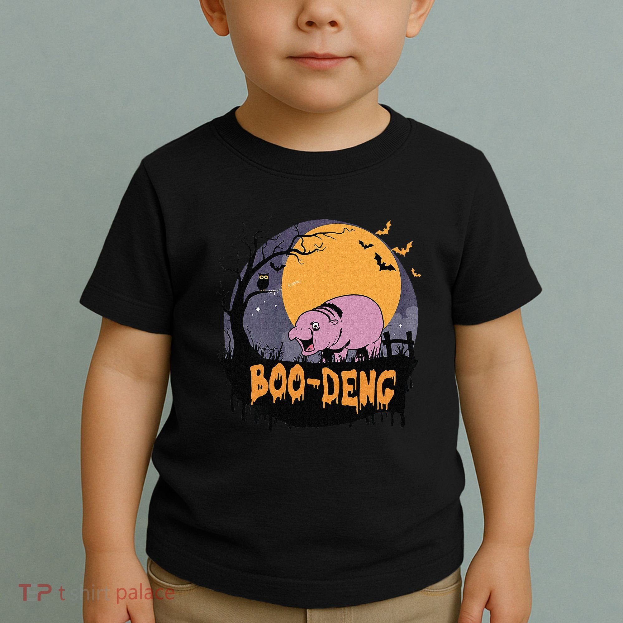 Moo Deng Halloween Boo Deng Halloween Toddler T-Shirt