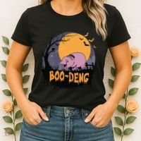 Moo Deng Halloween Boo Deng Halloween Women's T-Shirt thumb 2