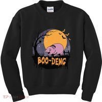 Moo Deng Halloween Boo Deng Halloween Kids Sweatshirt thumb 0