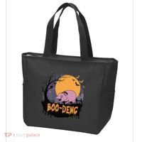 Moo Deng Halloween Boo Deng Halloween Tote Bag thumb 3