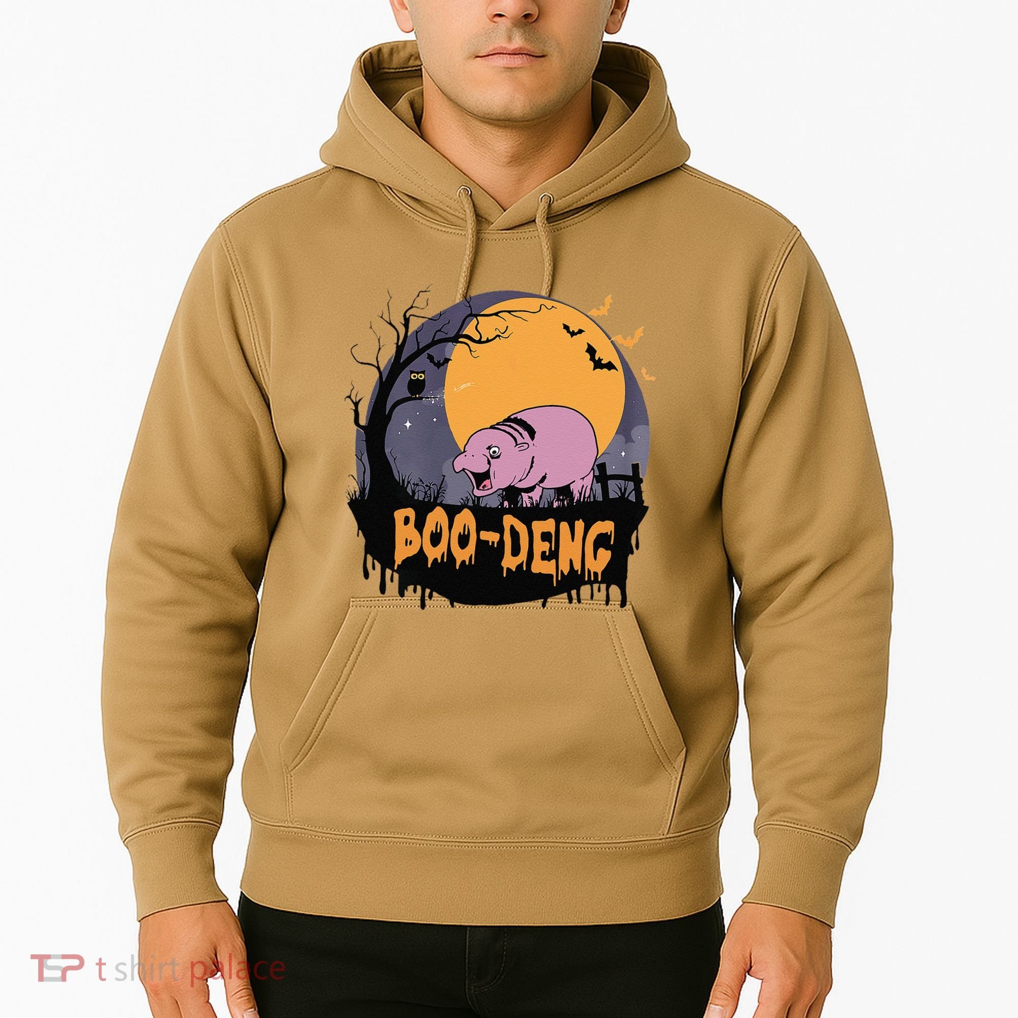 Moo Deng Halloween Boo Deng Halloween Hoodie