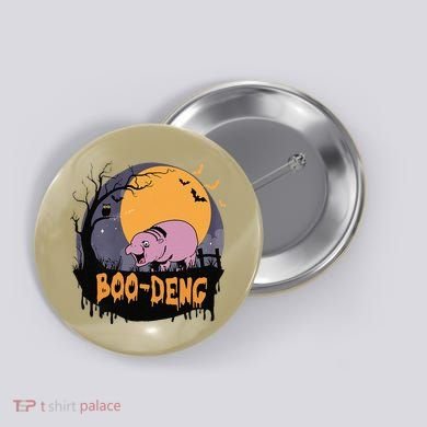 Moo Deng Halloween Boo Deng Halloween Button