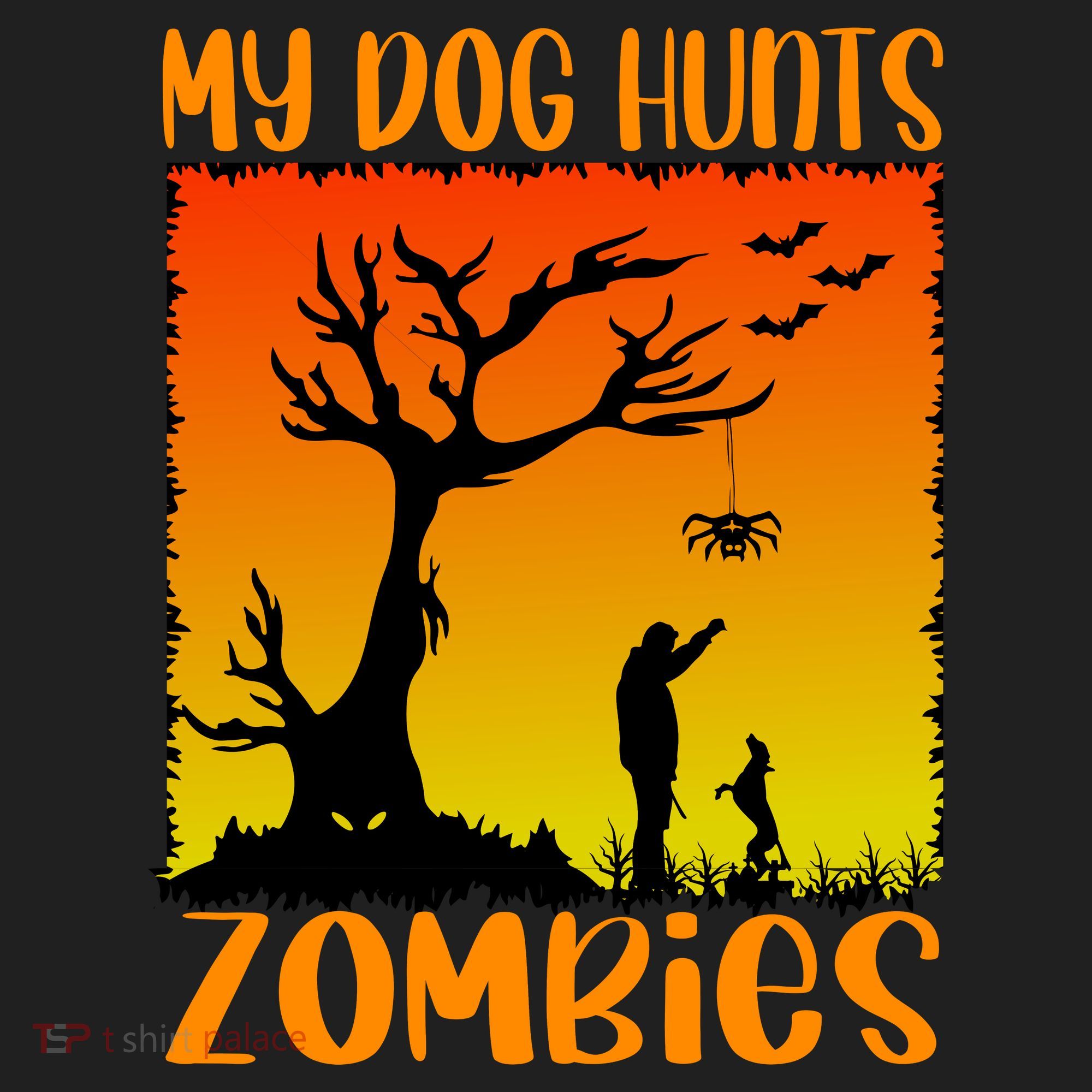 My Dog Hunts Zombies Halloween Women's Sweatshirt