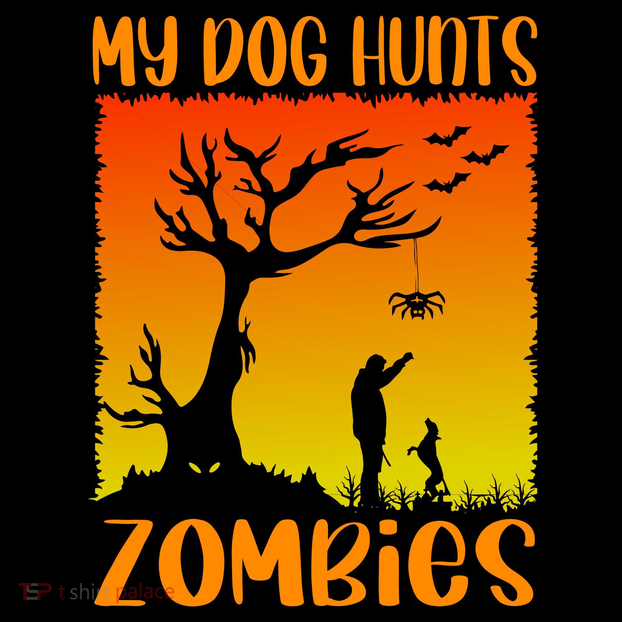 My Dog Hunts Zombies Halloween Coffee Mug