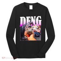 Moo Deng Hippo Baby Pygmy Funny Long Sleeve Shirt thumb 0