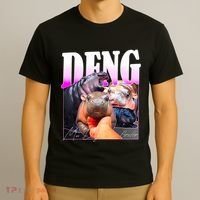Moo Deng Hippo Baby Pygmy Funny T-Shirt thumb 3