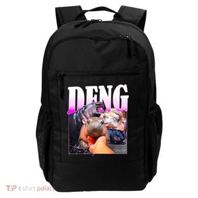Moo Deng Hippo Baby Pygmy Funny Backpack
